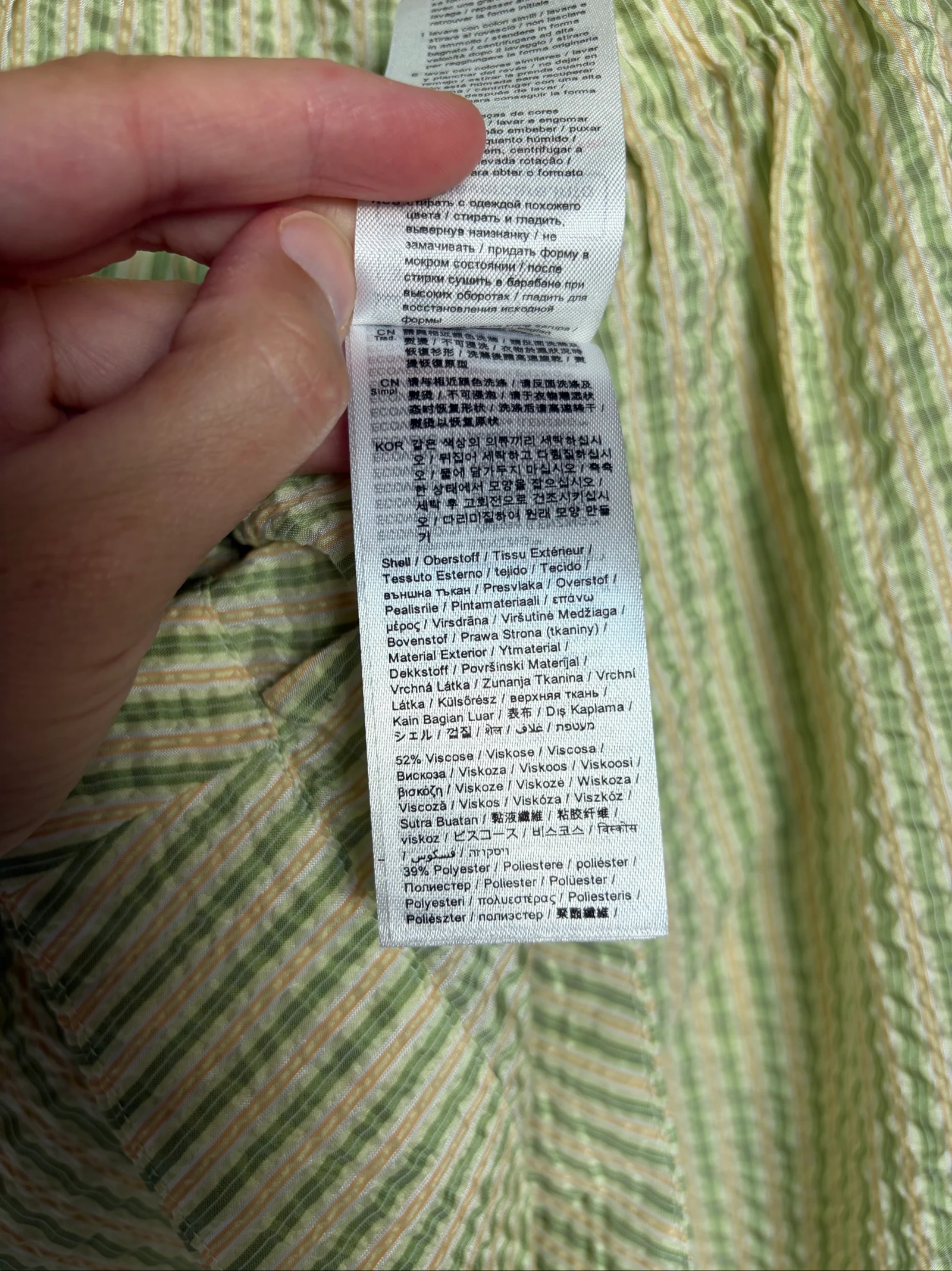Vestido de verão Esprit verde texturizado costas nuas – Tamanho pequeno 42 – Novo com etiqueta – photo 4